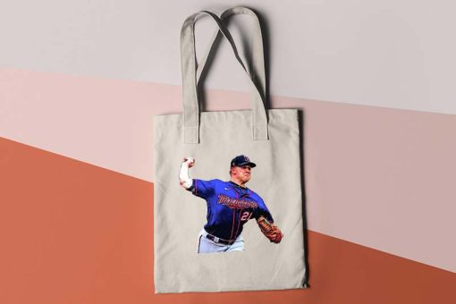 Tyler Duffey Tote Bag, Minnesota Twins Team, MLB Baseball Bag, American Baseball Bag, Gift for Baseball Fan