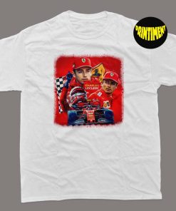 Charles Leclerc T-Shirt, Charles Leclerc Scuderia Ferrari Shirt, Driver Racing Championship Formula Racing Shirt