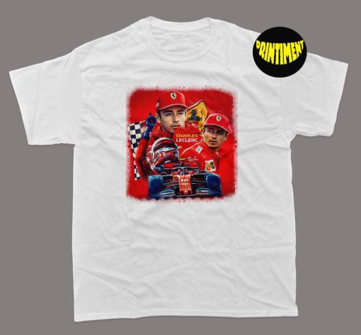 Charles Leclerc T-Shirt, Charles Leclerc Scuderia Ferrari Shirt, Driver Racing Championship Formula Racing Shirt