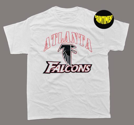 Vintage 90s Clothing NFL Atlanta Falcons Football T-Shirt, NFL Football Shirt, Falcons Football Shirt, Falcons Tee
