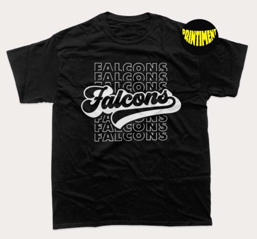 Team Mascot Shirt, Falcons Football Shirt, Falcons Team Shirt, Falcons Fan Shirt, Gift for NFL Football Fan