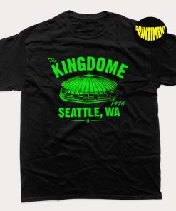 The Kingdome 1976 Football T-Shirt, Kingdome Patch Seattle Shirt, Past Home of Your Seattle Seahawks