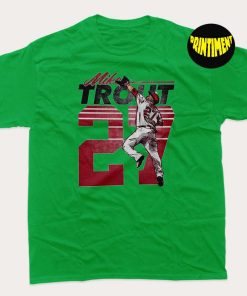 Mike Trout Vintage 90s T-Shirt, Mike Trout Shirt, Los Angeles Angels, MLB Fan Gift, Los Angeles Baseball Tee