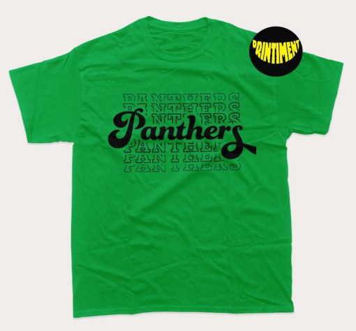Panther Football T-Shirt, Panthers Team Shirt, Panthers Fan Shirt, Panthers NFL Football, Gift for Fan