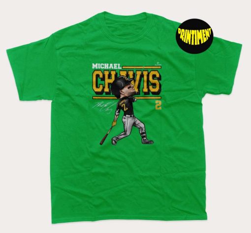 Michael Chavis Men's Baseball T-Shirt, Baseball Lover Shirt, Pittsburgh Baseball Shirt, Baseball Team Shirt