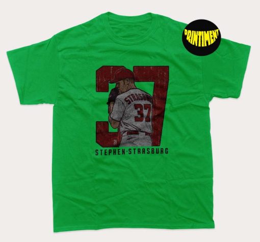 Stephen Strasburg T-Shirt, Washington Nationals Team Shirt, MLB Baseball Shirt, Baseball Team Gift
