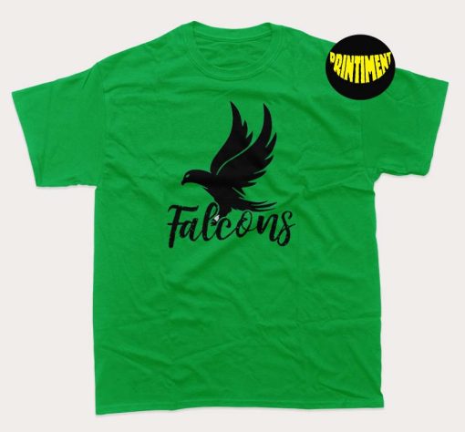 Team Mascot T-Shirt, Falcons Team Shirt, Falcons Football Shirt, Falcons Fan Shirt, NFL Atlanta Falcons