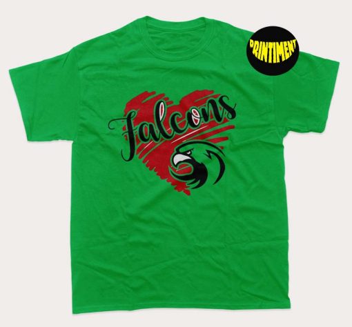 Falcons Footbal Team T-Shirt, Falcons Fan Shirt, Atlanta Football Tee, Gift for Atlanta Football Fans