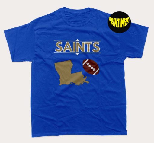 Football Saints T-Shirt, New Orleans Football Shirt, NFL Football Shirt, Unisex Louisianna Lovers Shirt