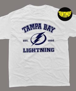 Tampa Bay Lightning T-Shirt, Tampa Bay Hockey Shirt, NHL Shirt, Hockey Vintage Shirt, Lightning Crew Tee