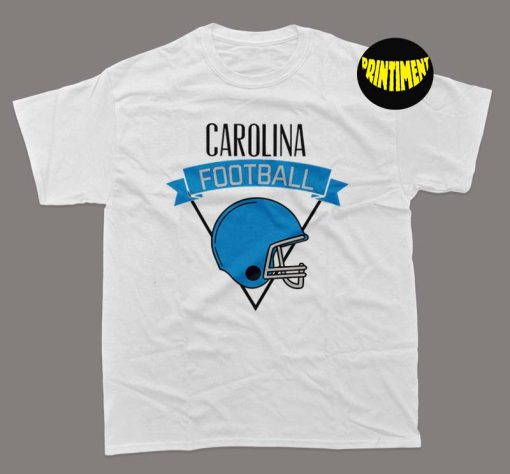 Carolina Football T-Shirt, Charlotte Football Shirt, North Carolina Shirt, American NFL Football Shirt