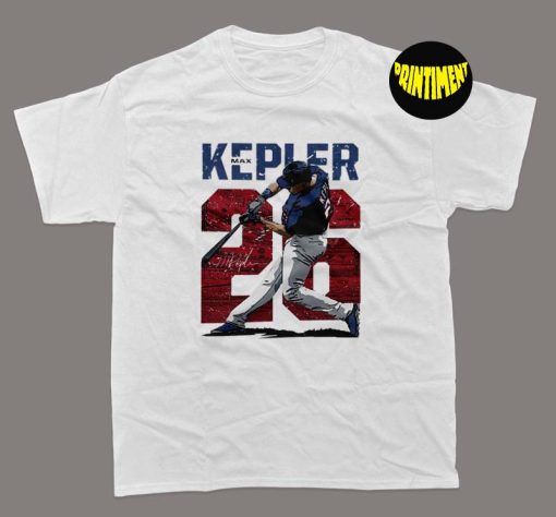 Max Kepler Men's Cotton T-Shirt, Minnesota Baseball, Minnesota Twins MLB Shirt, Baseball Gift