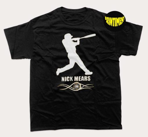 Nick Mears Pittsburgh Baseball Player Fan T-Shirt, Pittsburgh Pirates Team Shirt, Gift for Baseball Shirt