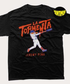 Jeremy Pena La Tormenta Houston Astros T-Shirt, Baseball Team Shirt, Gift for Houston Astros Fans