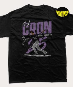 C.J Cron T-Shirt, Colorado Rockies Shirt, Baseball Team Shirt, Baseball Tee, Funny Sport Shirt