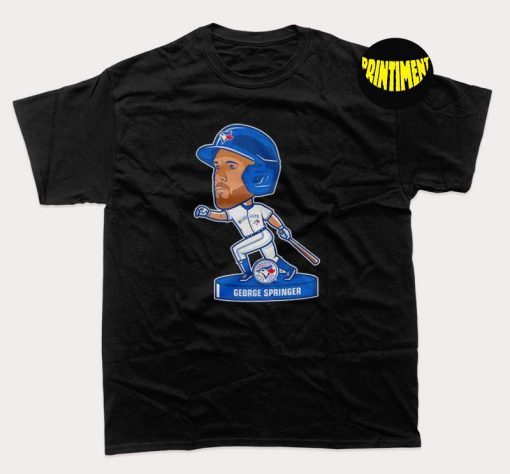 Toronto Blue Jays George Springer T-Shirt, MLB Toronto Blue Jays, Baseball Graphic Tee, Fan Gift