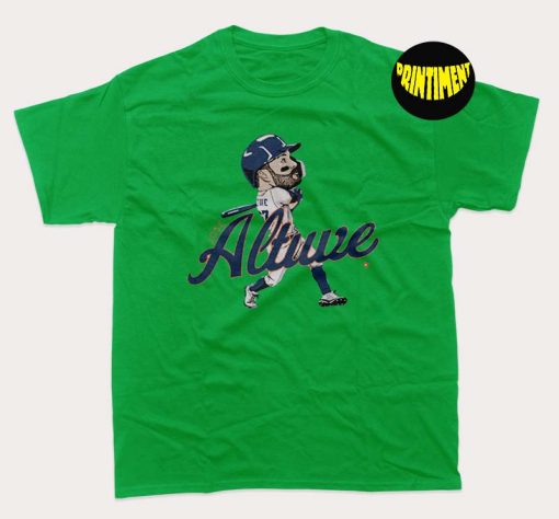 Jose Altuve T-Shirt, Houston Astros Baseball Shirt, MLB Baseball Fan Shirt, Gift for Baseball Player