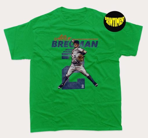 Alex Bregman Houston Baseball T-Shirts, Houston Astros Team, MLB Baseball Fan, Gift for Baseball Fans
