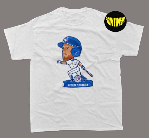 Toronto Blue Jays George Springer T-Shirt, MLB Toronto Blue Jays, Baseball Graphic Tee, Fan Gift