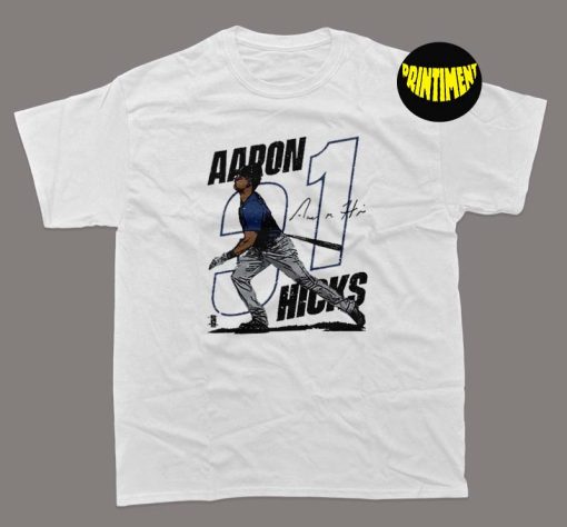 Aaron Hicks T-Shirt, New York Yankees Shirt, Baseball Team Shirt, Gift for New York Yankees Fans