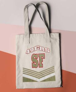 49ers NFL Football Canvas Tote, NFL Player American Football Bag, San Francisco 49ers Bag, Football Team, Gift for Football Fan