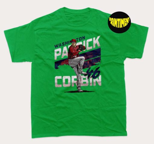Patrick Corbin T-Shirt, MLB Baseball Fan Shirt, Washington Nationals Gift, Gift for Sport Lover
