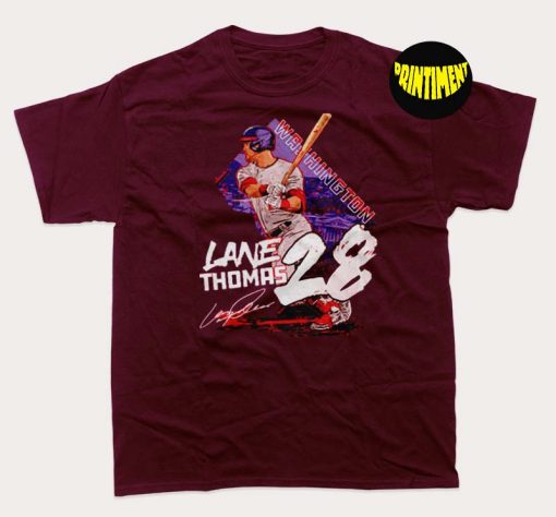 Lane Thomas T-Shirt, Lane Thomas Washington Nationals, MLB Baseball Shirt, Washington Nationals Team Gift