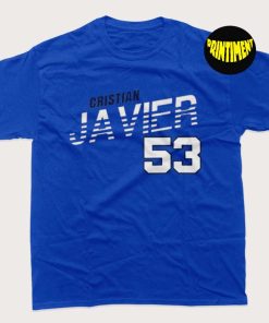 Cristian Javier 53 Favorite Player T-Shirt, Houston Baseball Fan, MLB Baseball Shirt, Gift for Fan