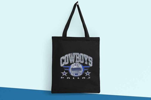 90s Dallas Cowboys Tote Bag, Dallas Cowboys Football Bag, American Football Team, NFL, Football Games, Unique Canvas Tote