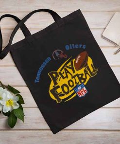 Tennessee Oilers - 90s Vintage TN Oilers Tote Bag, Vintage NFL Bag, 90s Houston Oilers NFL Football Tote Bag, Play Football Tote Canvas
