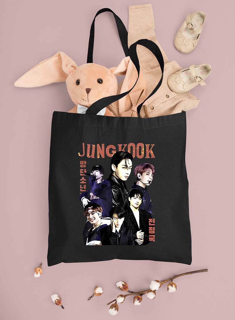 JIMIN Black Bag, kpop bag, bts bag, korean, bts