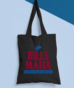 Bills Mafia Crushin Tables since 1960 Tote Bag, Bills Football Fan, Bills Bag, Bills Mafia Canvas Tote Bag, Football Team