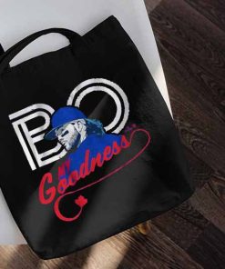 Bo Bichette Bo My Goodness Tote Bag, Baseball Shortstop Bag, Toronto Blue Jays MLB, Gift for Baseball Lovers, Toronto Blue Jays Fan