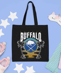 Calhoun NHL Surf & Skate Buffalo Sabres Beach Sunset Tote Bag, Sports Fan Gender Reveal Gift Idea, Ice Hockey Team, Tote bag, Shopping Bag