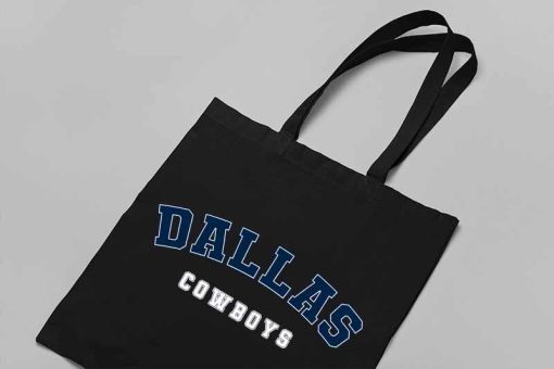Dallas Cowboys Tote Bag, Football Team, Dallas Cowboys Football, NFL National Football League, Cotton Canvas Tote