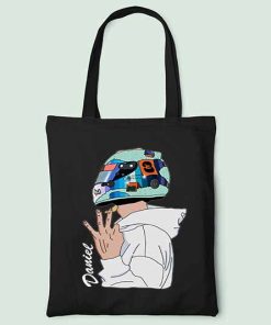 Vintage Daniel Ricciardo McLaren Racing Tote Bag, Racing Driver F1, FIA Formula One World Drivers Championship Bag, Gift for Speed Enthusiast
