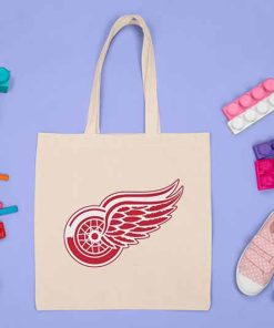 Detroit Red Wings Custom Tote Bag, Ice Hockey Team Bag, NHL National Hockey League, Shoulder Bag, Printed Tote Bags
