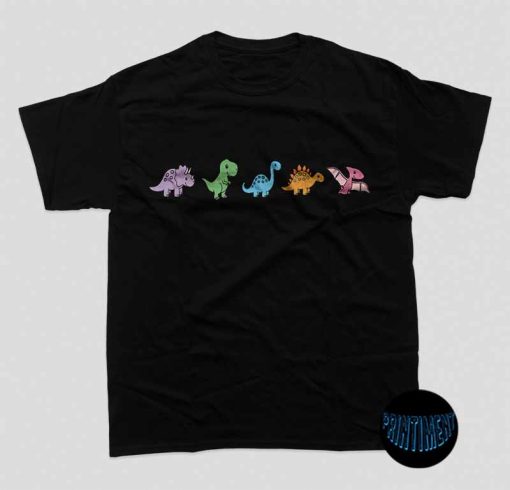 Dinosaur Evolution T-Shirt, Gift for Geologist, Dinosaur Shirt, Dinosaur Family Shirt, Dinosaur Shirt for Gift