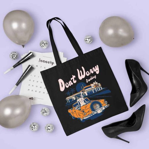 Don't Worry Darling Transformed Tote Bag, Adore You Bag, Dont Worry Darling, Harry Styles, Psychological Horror, Canvas Tote