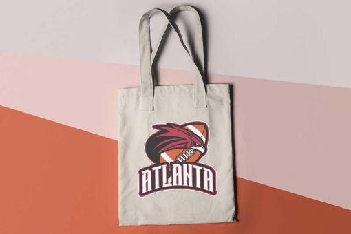 Atlanta Falcons - Falcons Football Tote Bag, Gift for Atlanta Football Fans, Atlanta Falcons Cotton Canvas Tote Bag, NFL Bag