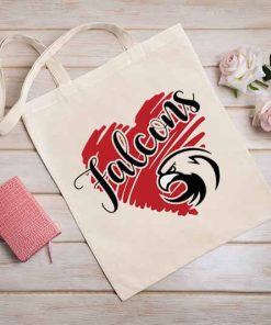 Atlanta Falcons - Falcons Team Canvas Tote Bag, Falcons Fan, Vintage Style Atlanta Falcons Inspired Football, Football Club Tote Bags