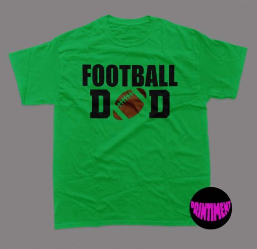 Football Dad Shirt, Fathers Day Football Dad Gift, Football Love Shirt, Daddy Football Shirt, Football Season T-Shirt, Football Lover Dad Gifts Ideas