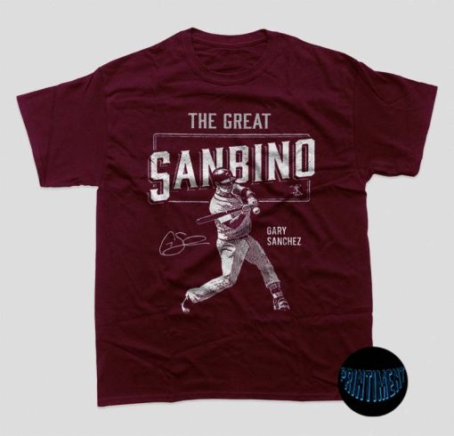 Gary Sánchez - Baseball Player T-Shirt, Minnesota Twins Team, Baseball Catcher MLB Shirt, Custom Baseball Shirt