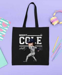 Gerrit Cole Premium Tote Bag, New York Yankees, Baseball Gerrit Cole Bag, Baseball Fan Gift, Baseball Pitcher Tote Bag Canvas