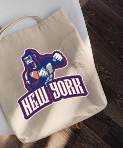 New York Giants Tote Bag, Giants Football Canvas Tote, Gift for New York Football Fans, National Football League, NFL