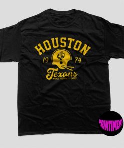 Houston Texans 1974 WFL Football Tee, Houston Texans Shirt, Football Shirt, Texans Shirt, Texans Gift Tee, NFL Shirt