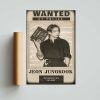 Jeon Jungkook BTS Poster, JK Wanted By Police Art Print, Jungkook Room Wall Decor, Fanart Kpop, JK - Gift, Home Decor, BTS Group Art Poster