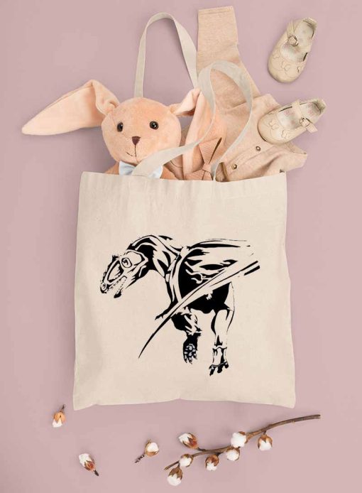 Jurassic Tote Bag, Raptor Dinosaur Bag, Archeologist, Dinosaur Skeleton Canvas Bag, Jurassic Family