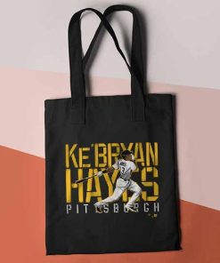Ke'Bryan Hayes Printed Tote Bag, Baseball Third Baseman - Ke'Bryan Kobe Hayes, Pittsburgh Pirates League Baseball Bag, Baseball Player Bag