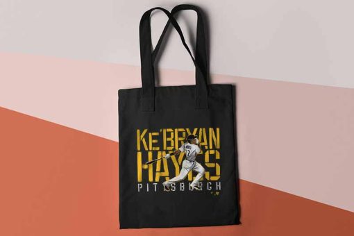 Ke'Bryan Hayes Printed Tote Bag, Baseball Third Baseman - Ke'Bryan Kobe Hayes, Pittsburgh Pirates League Baseball Bag, Baseball Player Bag